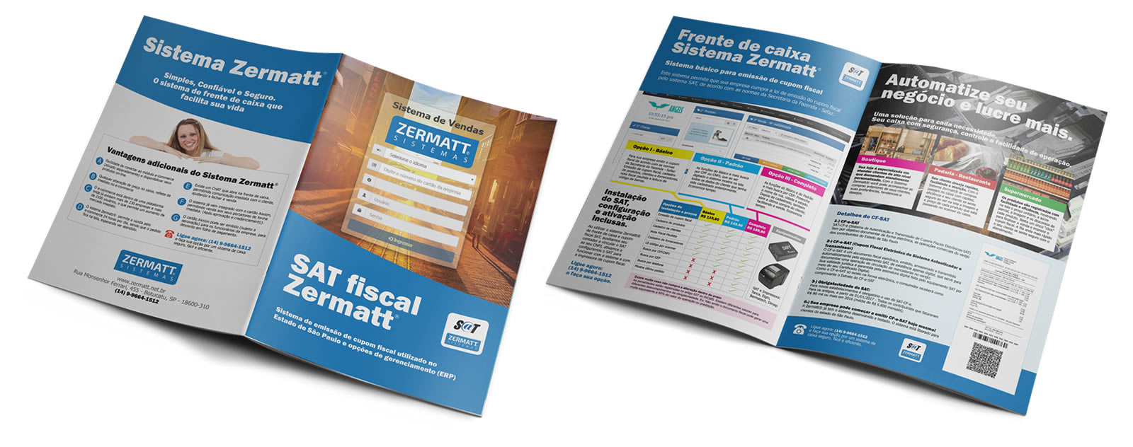 Folder 1 dobra para Zermatt Sistemas 