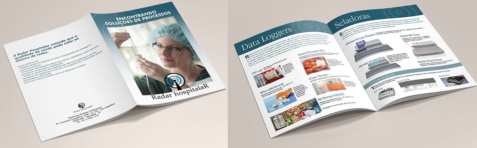 Catálogo para empresa Radar Hospitalar