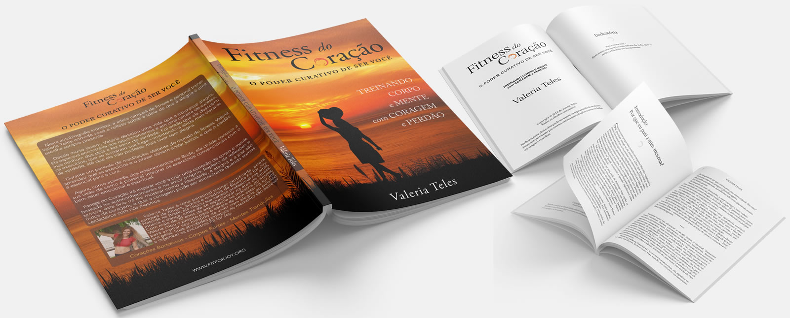 Diagramação do livro Fitness do Coração - Valeria Teles - USAl - Osvaldo Almeida Diagramador Freelancer